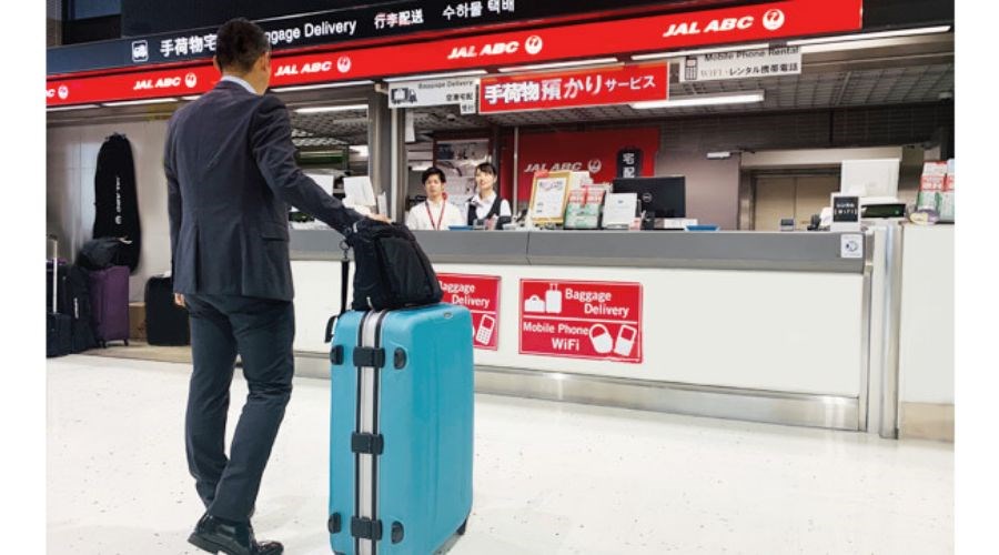 Baggage delivery and pickup service to and from airports in Japan JA