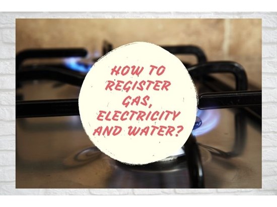 How to register Gas, Electricity and Water?